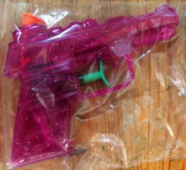 Wasserpistole mit Glitter 12 cm